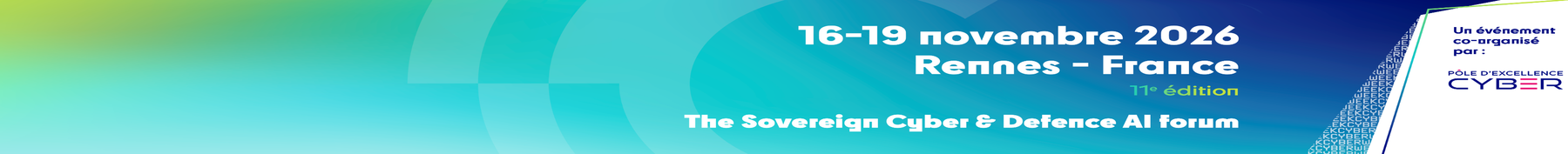 European Cyber Week — 16-19 novembre 2026, Rennes, France. The Sovereign Cyber & Defence AI forum.